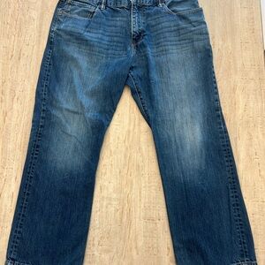 GAP Men's Relaxed Fit Blue Jeans 38/30